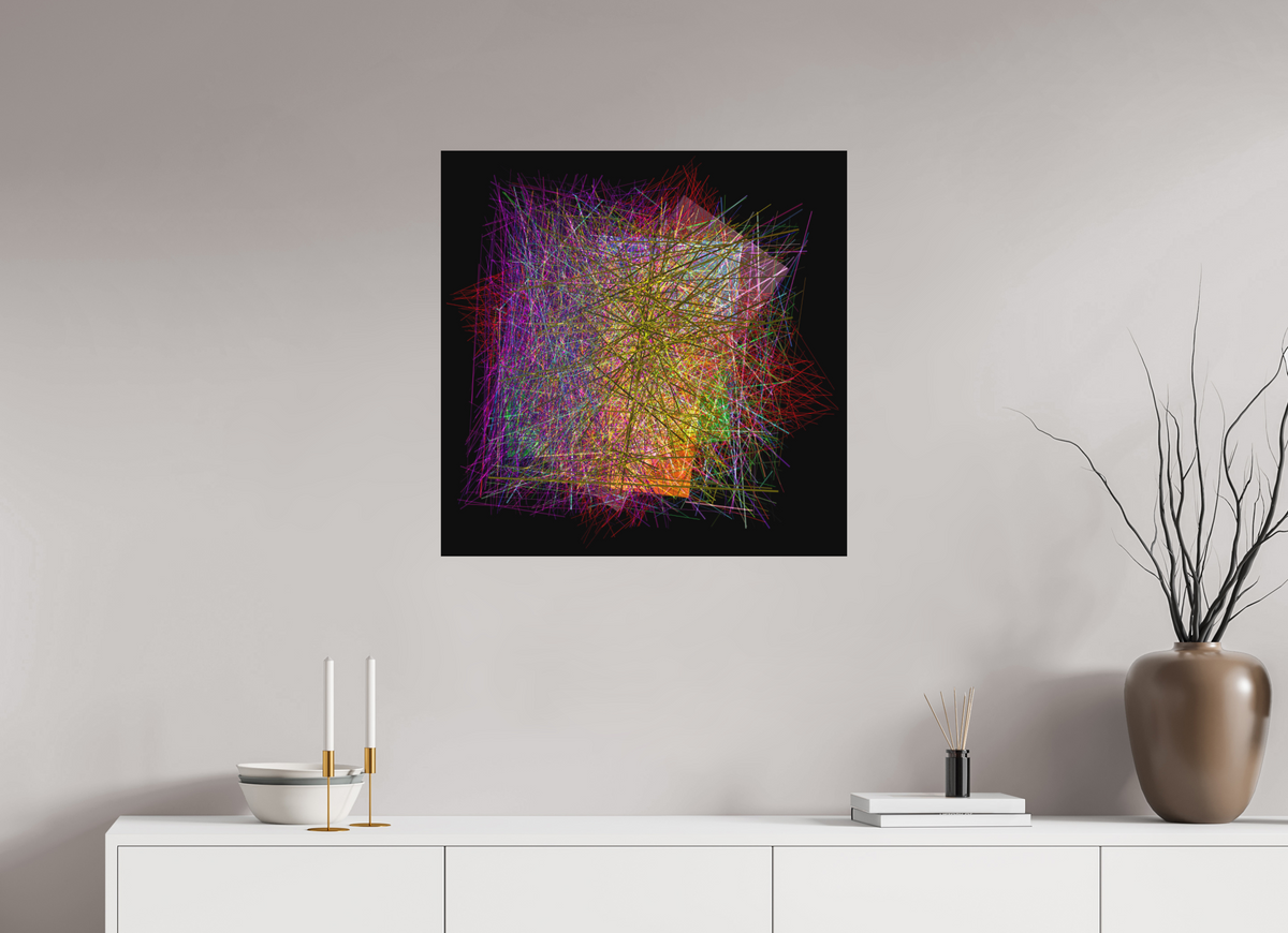 70 x 70 cm, Hahnemühle Photo Rag Print TerneGuaiacHames