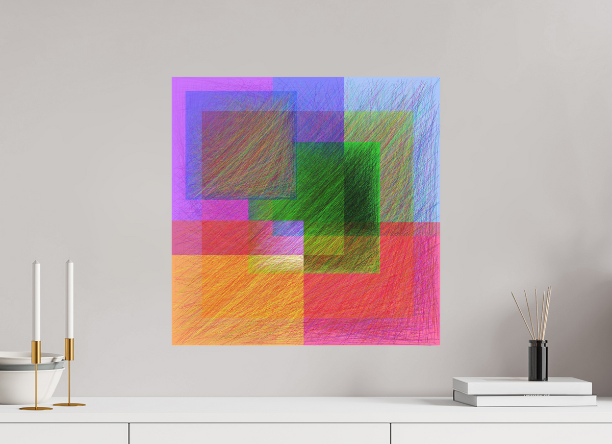 50 x 50 cm, Hahnemühle Photo Rag Print alpacaQuites